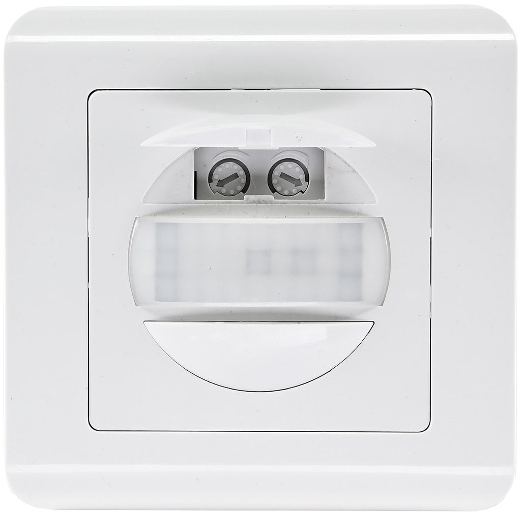 Unterputz PIR-Bewegungsmelder 160° Pro LED geeignet, 2-Draht Technik, weiß