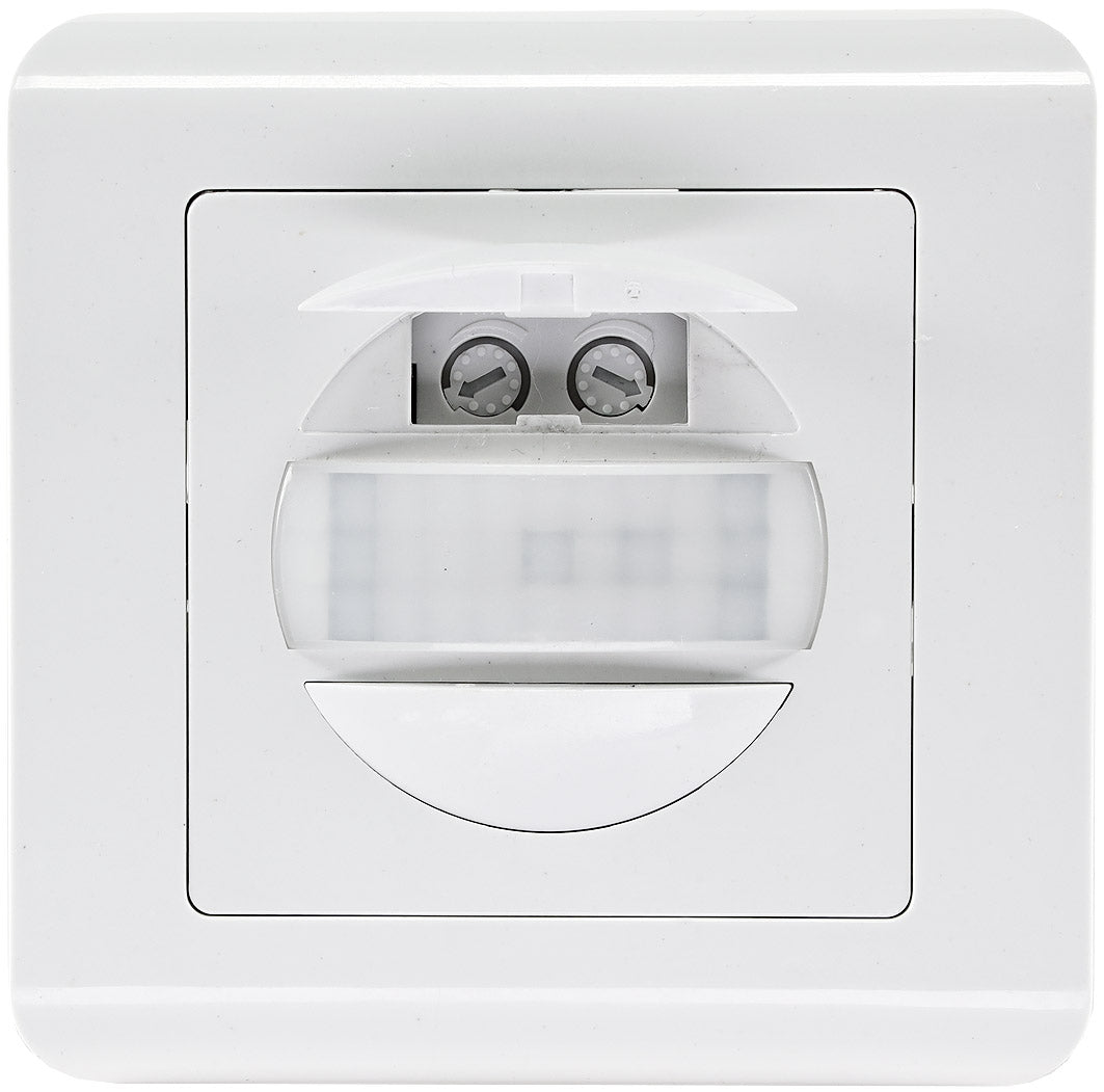 Unterputz PIR-Bewegungsmelder 160° Pro LED geeignet, 2-Draht Technik, weiß