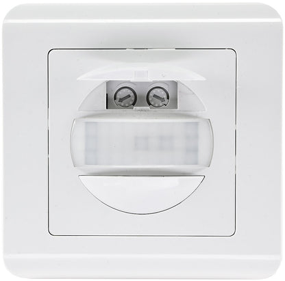 Unterputz PIR-Bewegungsmelder 160° Pro LED geeignet, 2-Draht Technik, weiß