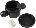 Kabelverbinderdose, 2 Anschlüsse, IP66 12V bis 230V, wasserdicht