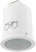 Decken Einbau Bewegungsmelder 360° "M50" LED geeignet, 6m Detektion, weiß,50x63mm