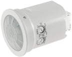 Decken Einbau Bewegungsmelder 360° "M50" LED geeignet, 6m Detektion, weiß,50x63mm