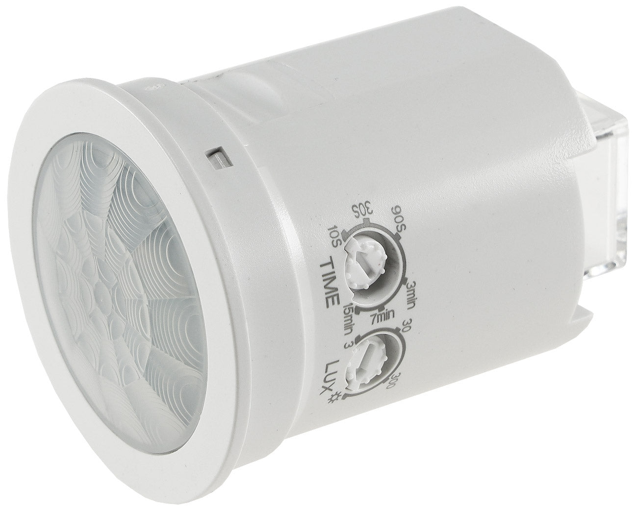 Decken Einbau Bewegungsmelder 360° "M50" LED geeignet, 6m Detektion, weiß,50x63mm