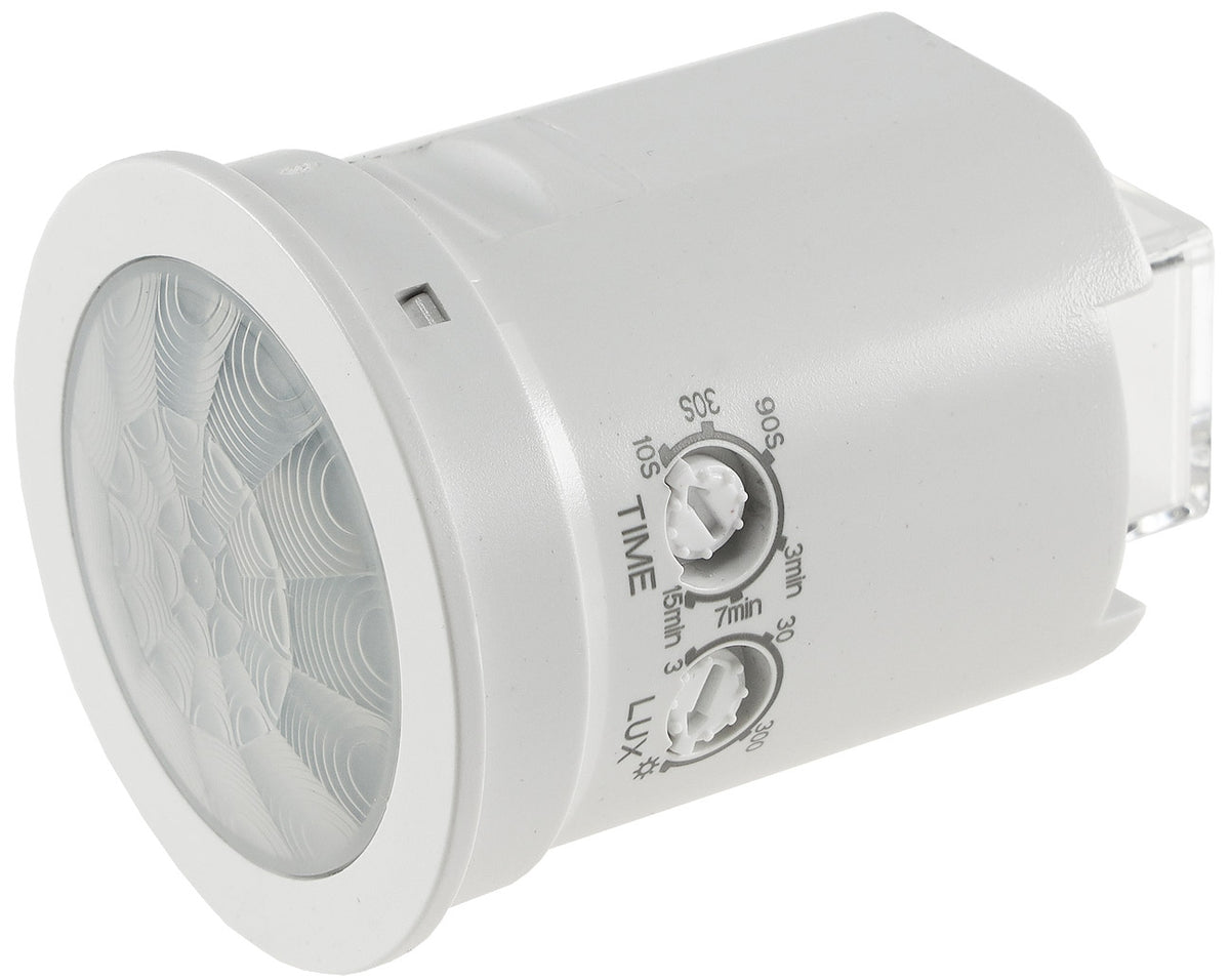 Decken Einbau Bewegungsmelder 360° "M50" LED geeignet, 6m Detektion, weiß,50x63mm