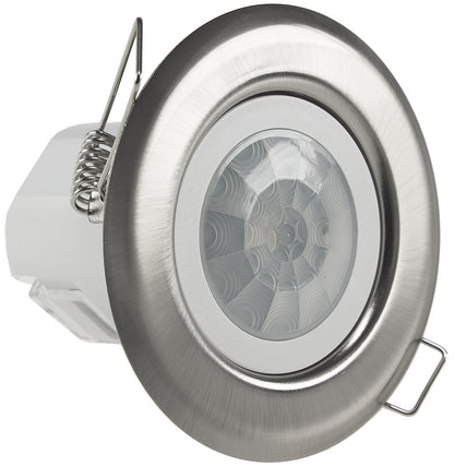 Decken Einbau Bewegungsmelder 360° "M50" LED geeignet, 6m Detektion, weiß,50x63mm