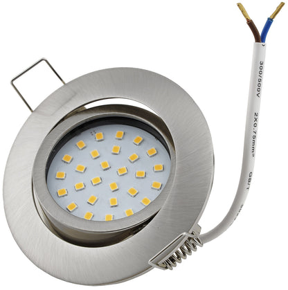 LED Einbauleuchte 4Watt, warmweiß Ø82mm, 330Lm, 2900k, schwenkbar