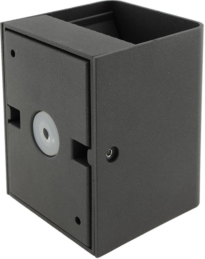 MILOS Serien-Schalter 2-fach, Anthrazit 250V~/ 10A, inkl. Rahmen, UP