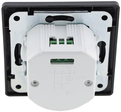 MILOS Bewegungsmelder, 160°, Anthrazit 250V~, 400W, inkl. Rahmen, LED geeignet