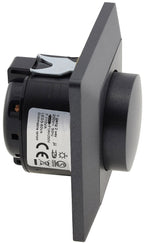 MILOS Dimmer für LED Lampen, Anthrazit 250V~/ 3-60W, inkl. Rahmen, UP
