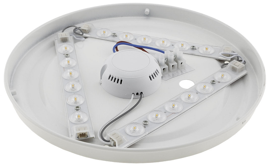 LED Deckenleuchte CAPELINHO 12" Ø 27cm, 12W, 740lm, 3000K, Sternenhimm.