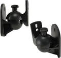 Wandhalter für Lautsprecher "CT-2 Black" dreh-/neigbar,max.5kg, schwarz, Paar