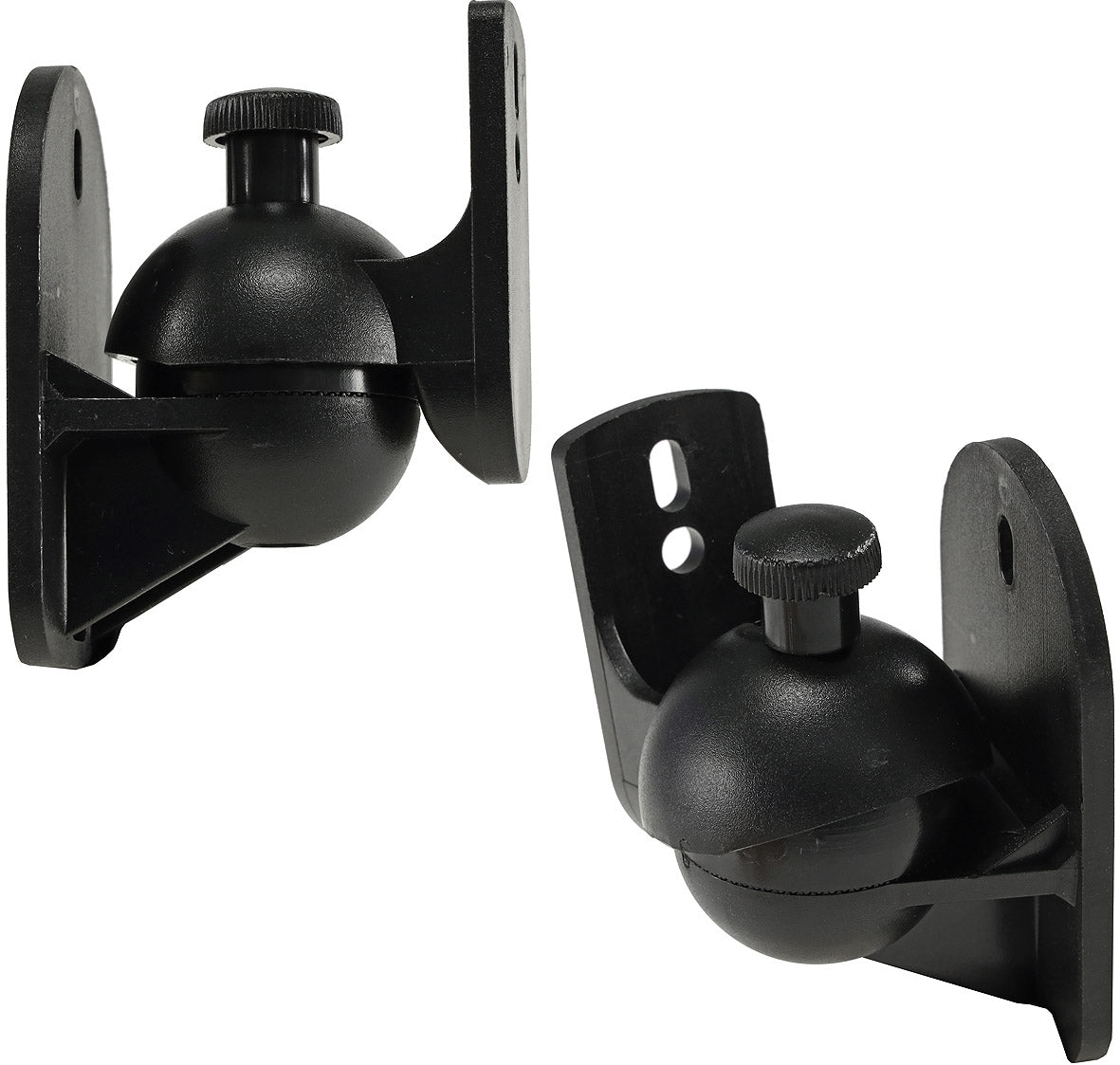 Wandhalter für Lautsprecher "CT-2 Black" dreh-/neigbar,max.5kg, schwarz, Paar