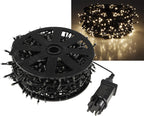 LED Aussen-Lichterkette "CT-ALK800" 80m warmweiß, Kabel schwarz, IP44, 800 LEDs