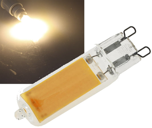 LED Stiftsockel G9, 4,5W, 500lm 330°, 230V, 3000k / warmweiß, Glas