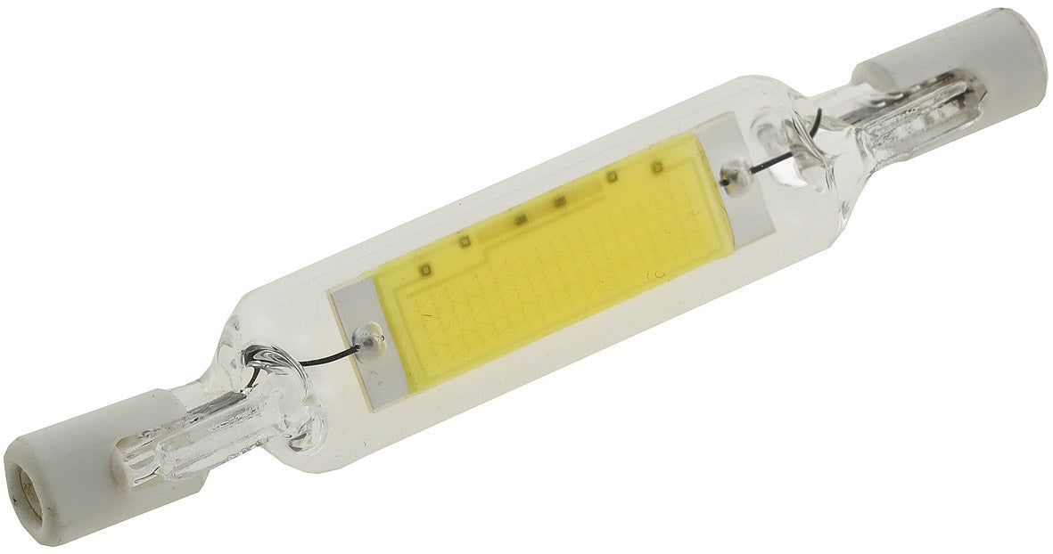 LED Strahler R7s "Glas RS78" 360°, 450lm, 78mm, 4200k / neutralweiß