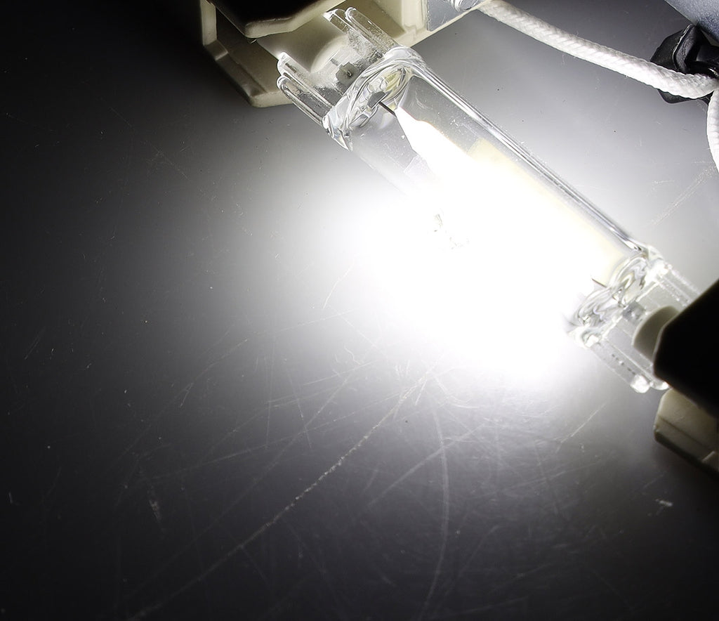 LED Strahler R7s "Glas RS78" 360°, 450lm, 78mm, 4200k / neutralweiß