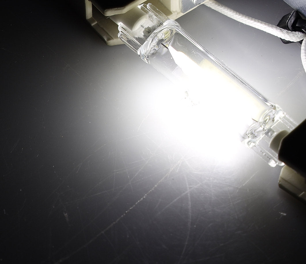 LED Strahler R7s "Glas RS78" 360°, 450lm, 78mm, 4200k / neutralweiß