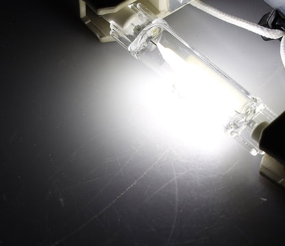 LED Strahler R7s "Glas RS78" 360°, 450lm, 78mm, 4200k / neutralweiß
