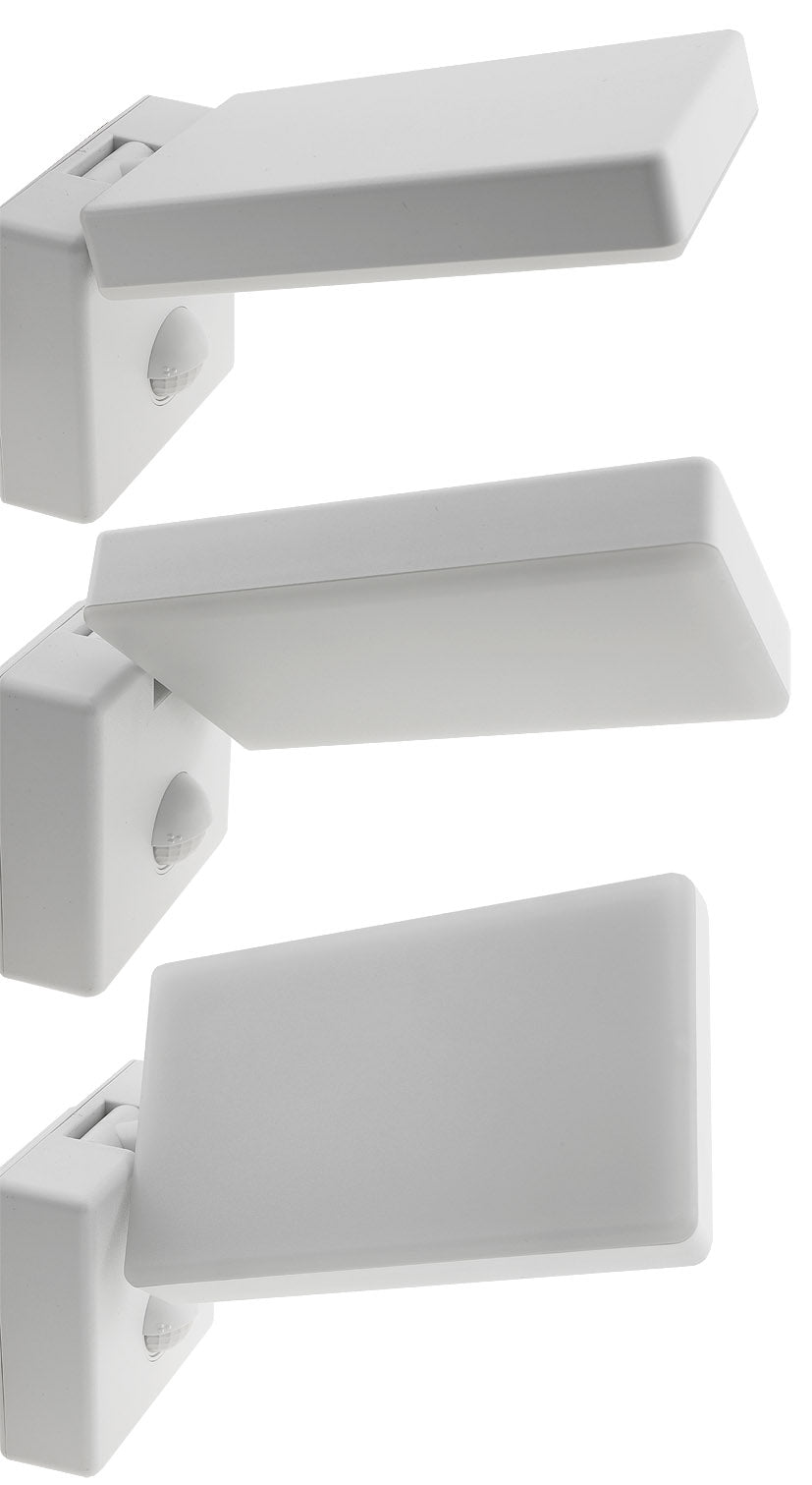 LED Wandleuchte "PORTAO" 4000K 15W, 1100lm, PIR-Bewegungsmelder, IP44