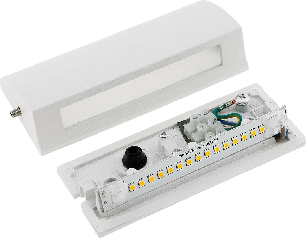 LED Wandleuchte "BARCAS 4" IP54, 3,5W, 140lm, 3000K, warmweiß