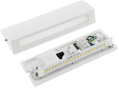 LED Wandleuchte "BARCAS 6" IP54, 7W, 340lm, 3000K, warmweiß