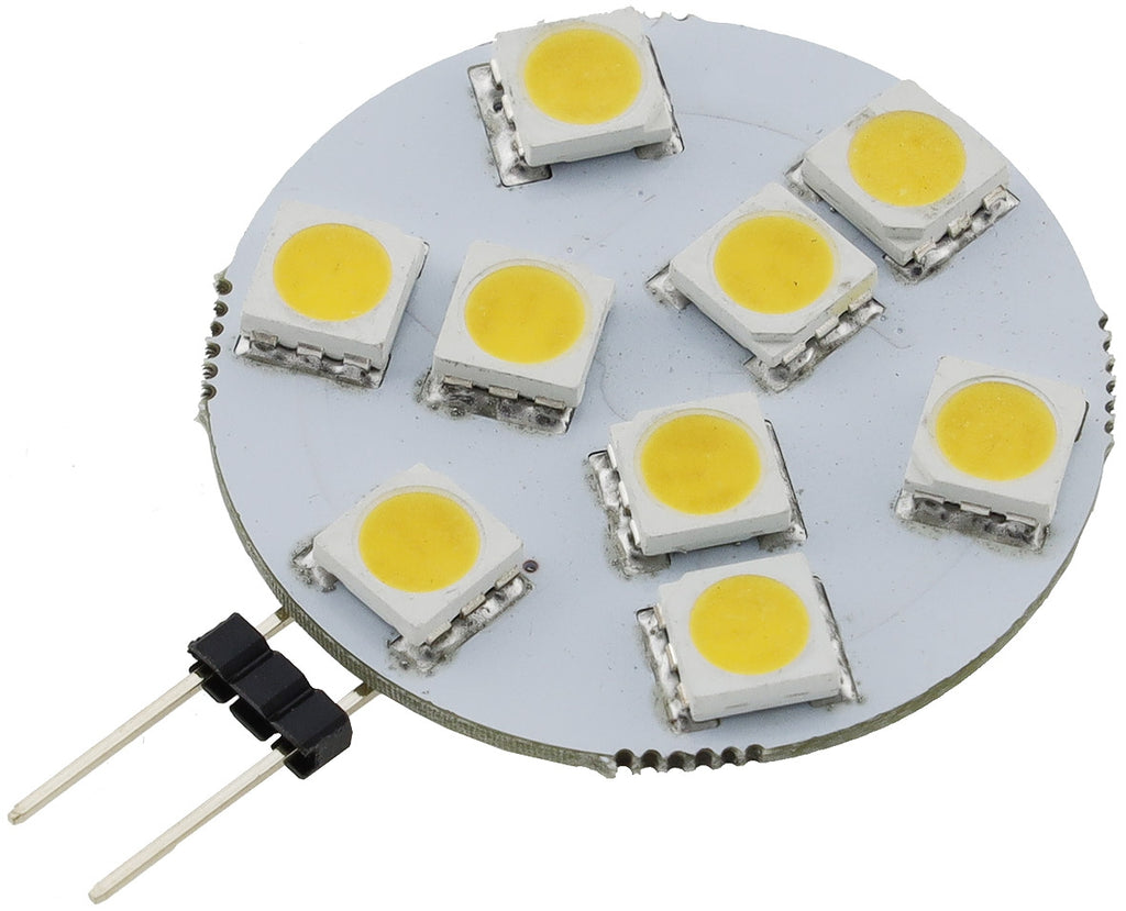 LED Stiftsockellampe G4 "HL-9" 3000k, 120lm, 120°, 12V/1,2W, warmweiß