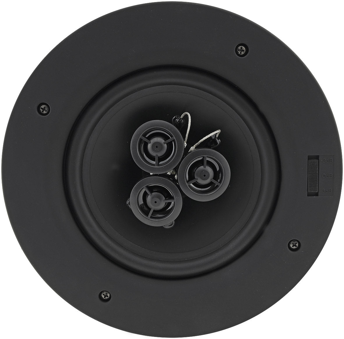 Einbaulautsprecher "CTE-30W ", 2-Wege 80W, 8Ohm, 234x67mm, Rund, weiß