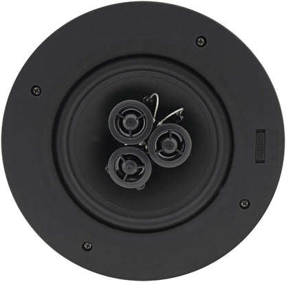 Einbaulautsprecher "CTE-30W ", 2-Wege 80W, 8Ohm, 234x67mm, Rund, weiß