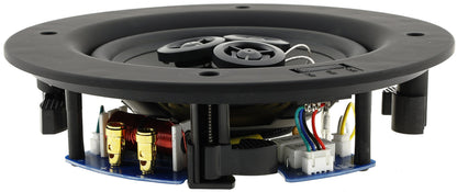 Einbaulautsprecher "CTE-30W ", 2-Wege 80W, 8Ohm, 234x67mm, Rund, weiß