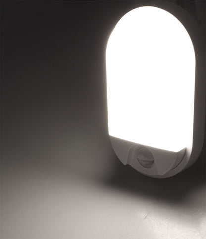 LED Wandleuchte "NIAS" IP54, 4000K 10W, 830lm, 140° Bewegungsmelder