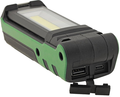 LED Akku-Arbeitsleuchte "FlapLED 500" LiIon Akku, Magnethalter, 5W, 400lm,IP44