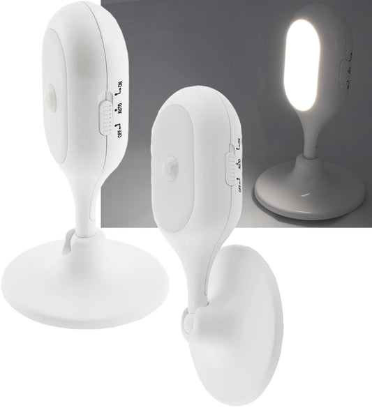 LED Leuchte mit PIR Bewegungsmelder Batteriebetrieb, 3x AAA, neutralweiß