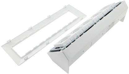 5-fach Steckdosenblock, weiß 250V~/ 16A, Aufbaumontage