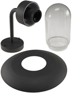 Wandleuchte "LEVADA-W" IP44, Anthrazit Alu + Glas, E27 Sockel, 230V