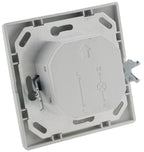 Unterputz PIR-Bewegungsmelder 160° LED geeignet, 2-Draht Technik, silber