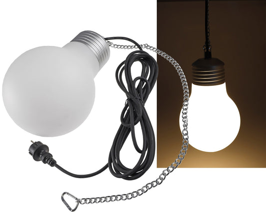 Design Hängeleuchte "Maxi-E27" IP54 1x E27 Sockel, 75cm Kette, Ø20cm