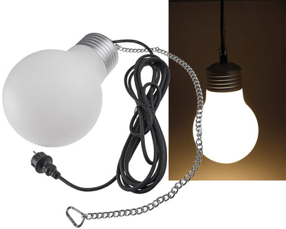 Design Hängeleuchte "Maxi-E27" IP54 1x E27 Sockel, 75cm Kette, Ø20cm