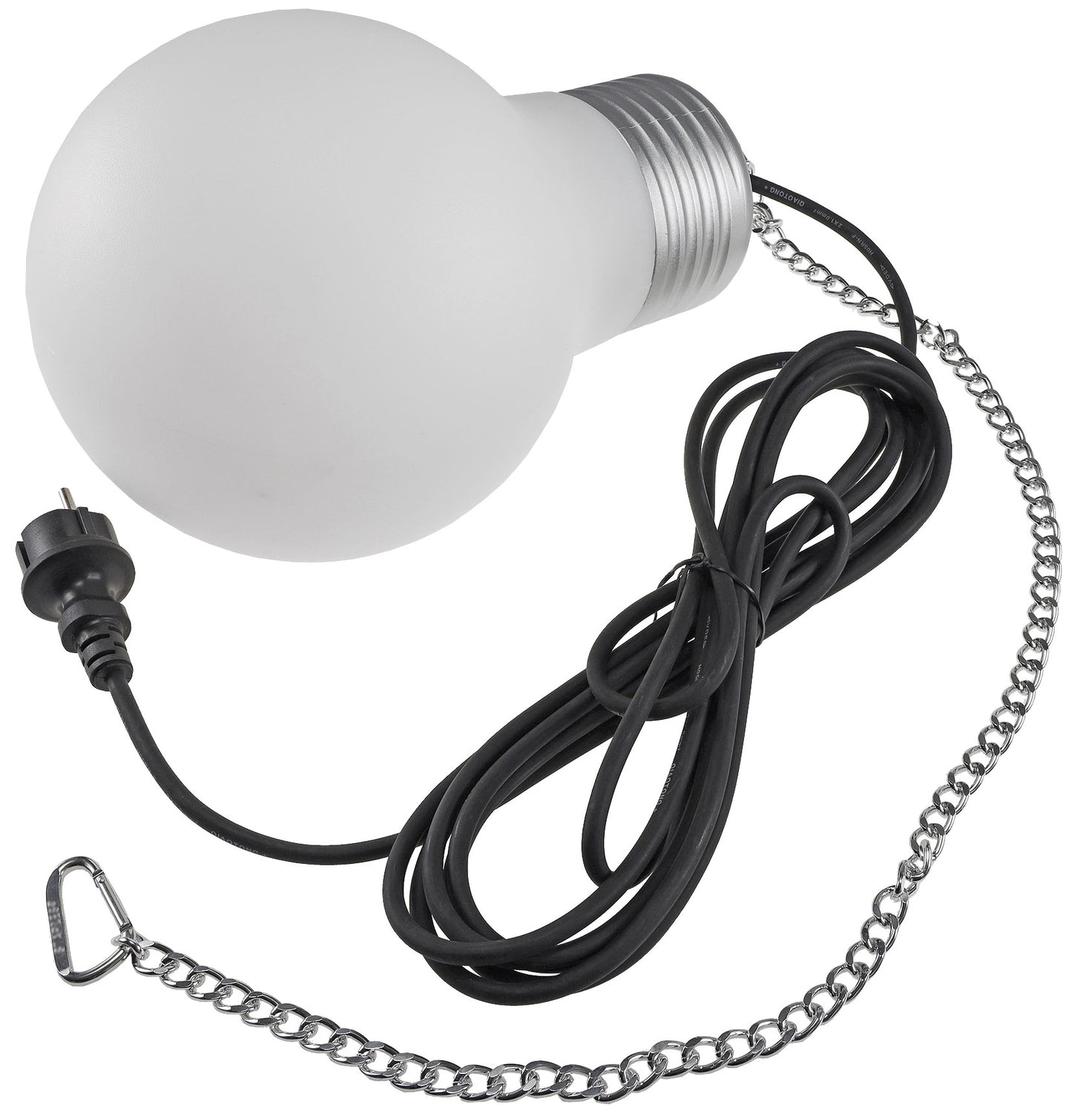 Design Hängeleuchte "Maxi-E27" IP54 1x E27 Sockel, 75cm Kette, Ø20cm