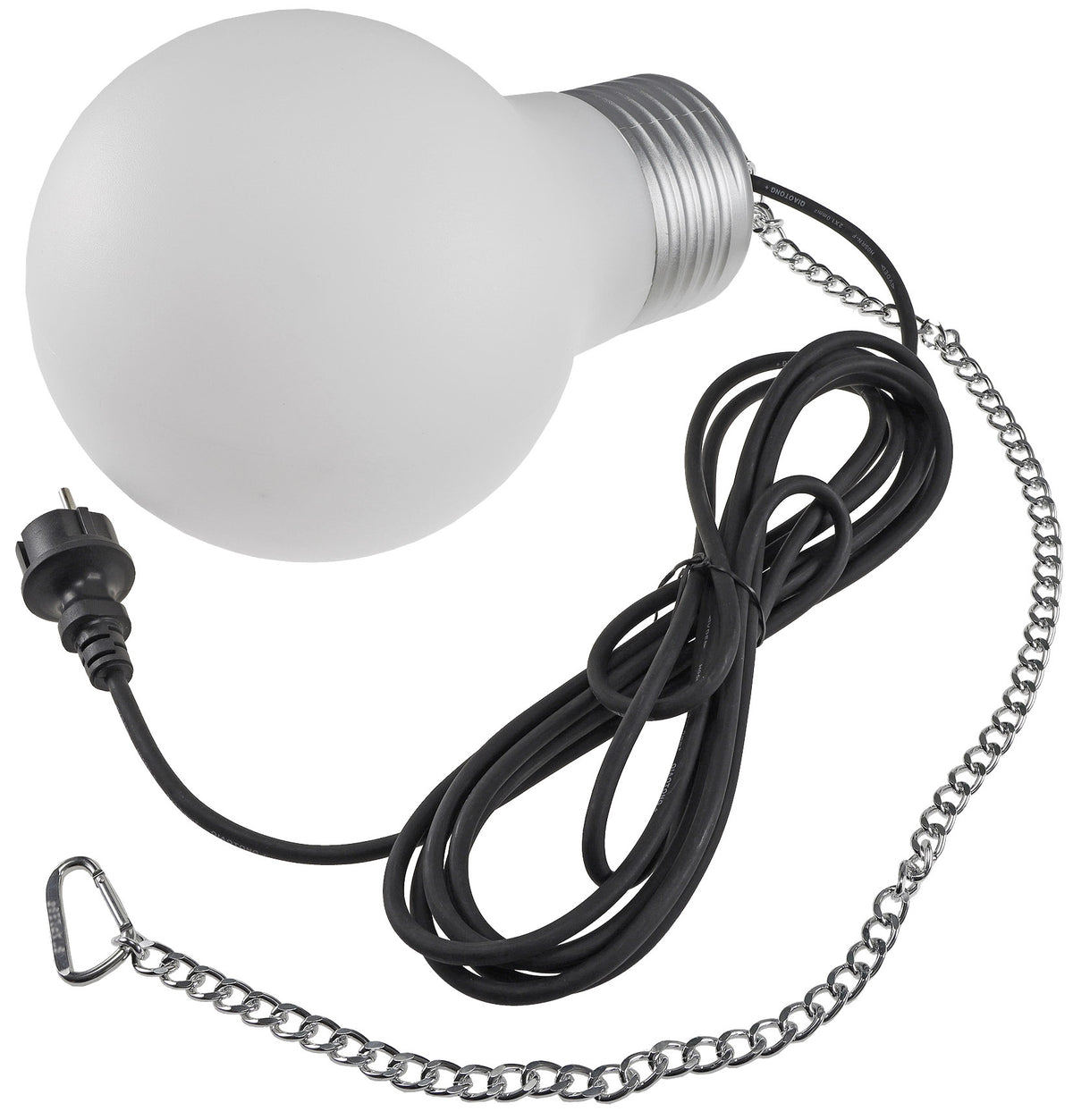 Design Hängeleuchte "Maxi-E27" IP54 1x E27 Sockel, 75cm Kette, Ø20cm