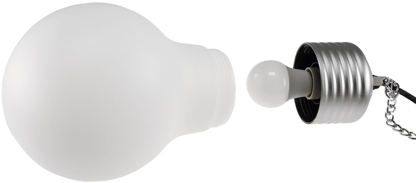 Design Hängeleuchte "Maxi-E27" IP54 1x E27 Sockel, 75cm Kette, Ø20cm