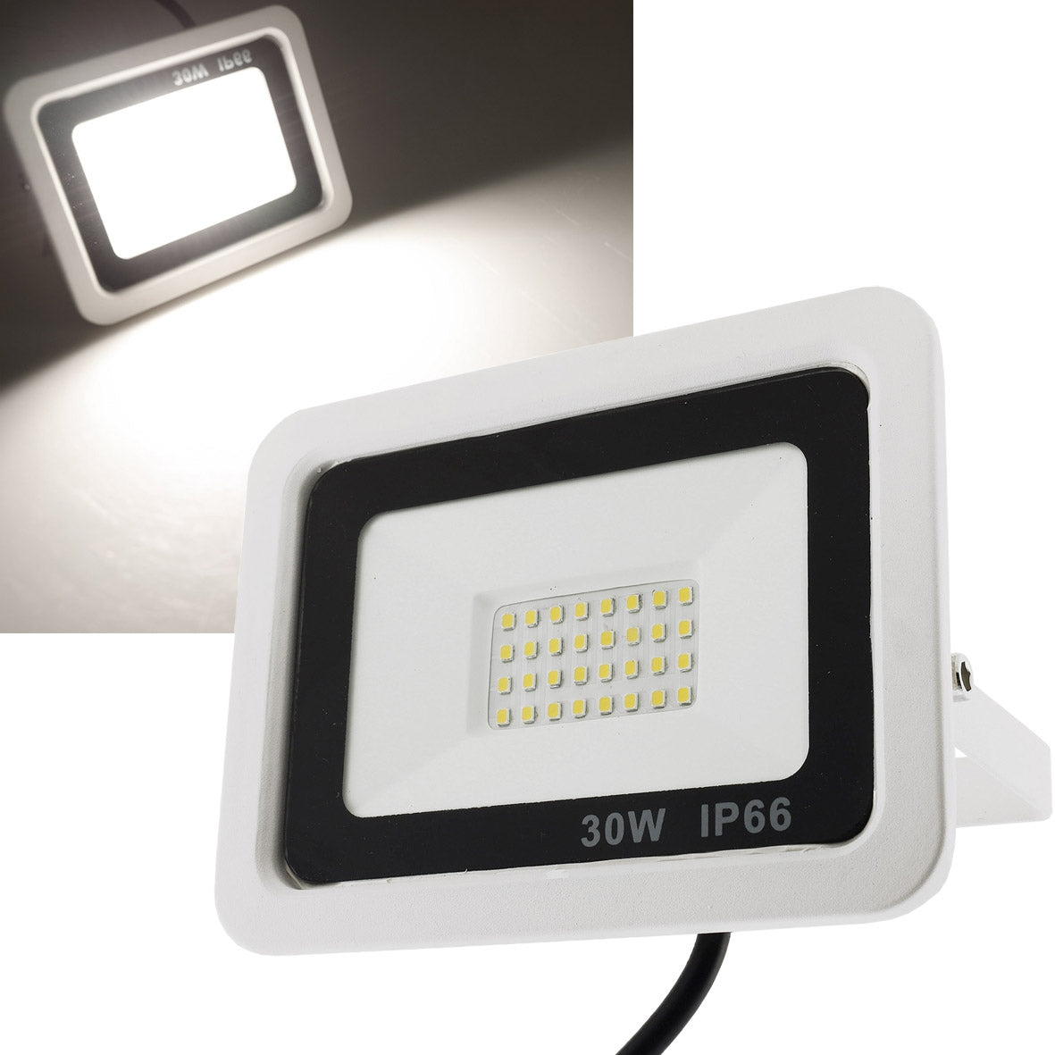 LED-Fluter "CTF-USL 30W" IP65, 30W, 2450lm, 4200K, neutralweiß