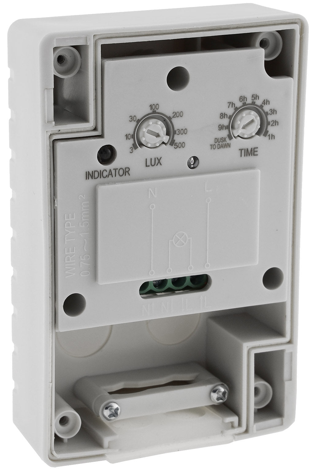 Dämmerungsschalter "CDS-24" IP54 230V, 10A, 3-500 Lux, Wetterfest