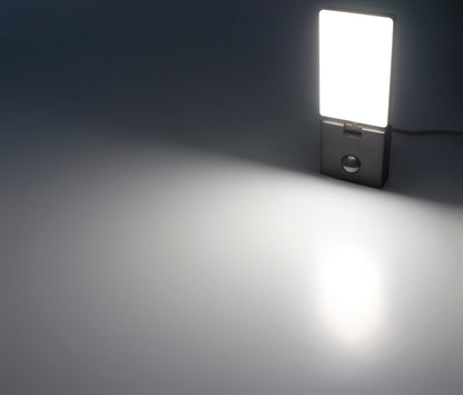 LED Wandleuchte ANTHRAZIT 4000K 15W, 1100lm, PIR-Bewegungsmelder, IP44