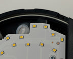 LED Wandleuchte ANTHRAZIT IP54, Rund 15W, 1150lm, Bewegungsmelder, 4000k