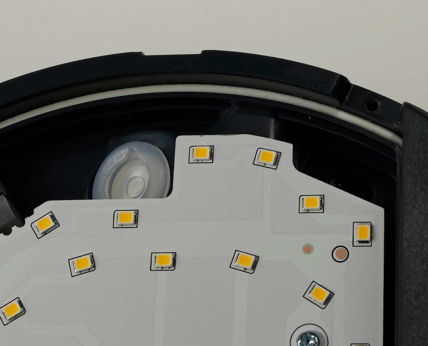 LED Wandleuchte ANTHRAZIT IP54, Rund 15W, 1150lm, Bewegungsmelder, 4000k