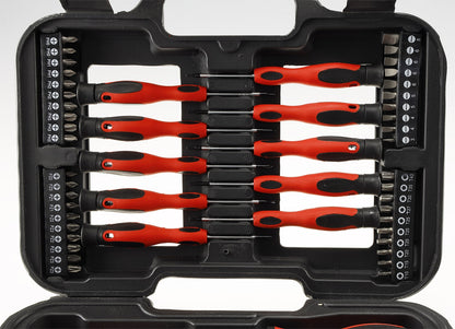 Schraubendreher Set 58-teilig mit Koffer 18 Schraubendreher, 40 Bits