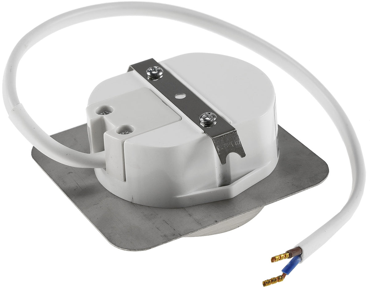LED Einbauleuchte für UP-Dosen mit PIR Alu gebürstet 2W, 25lm, warmweiß
