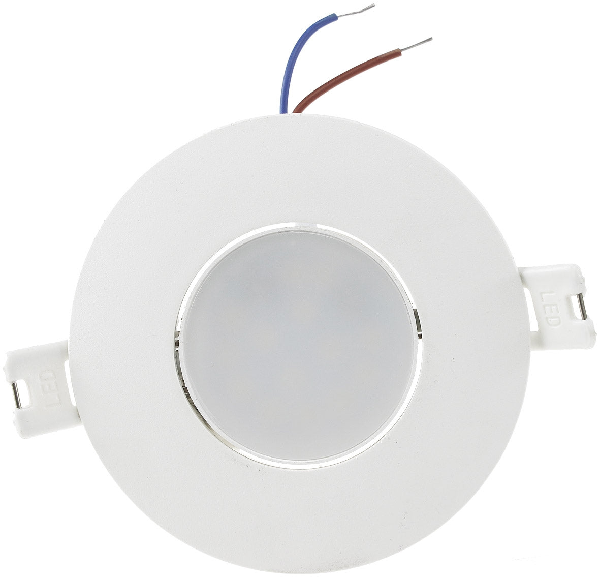 LED Einbauleuchte "Flat-60" warmweiß 95x60mm, 10W, 890lm, Gehäuse Weiß