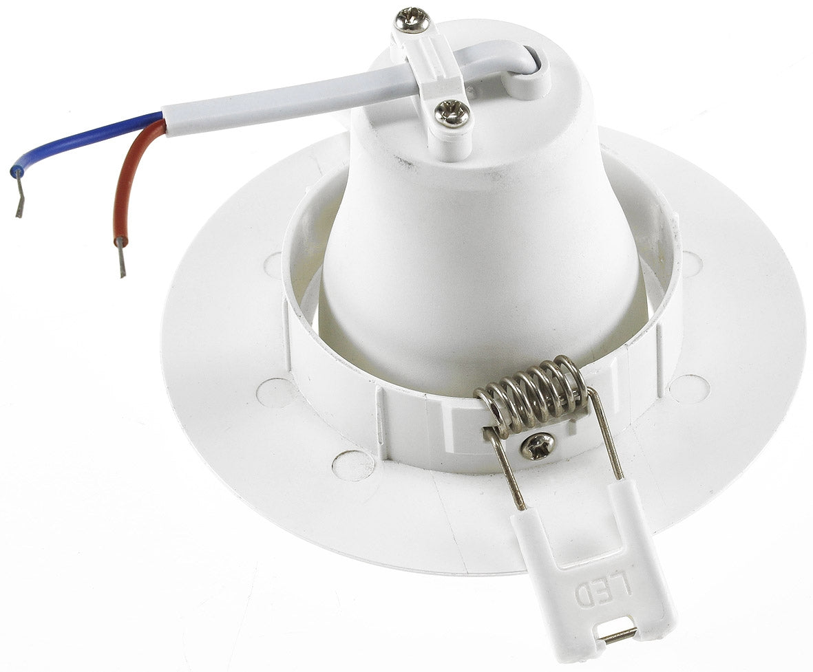 LED Einbauleuchte "Flat-60" warmweiß 95x60mm, 10W, 890lm, Gehäuse Weiß