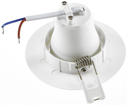 LED Einbauleuchte "Flat-60" warmweiß 95x60mm, 10W, 890lm, Gehäuse Weiß